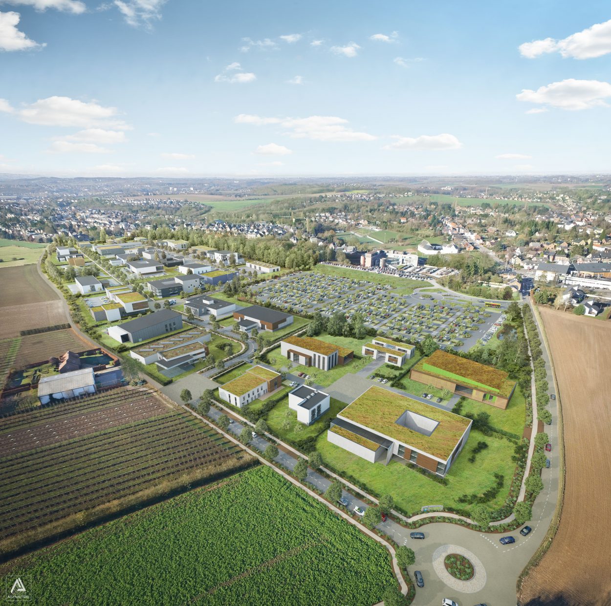 Bouge Parc d'activité santé vue aérienne 1 170111