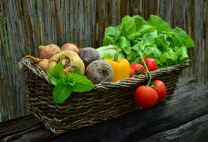 panier de légumes, circuits courts