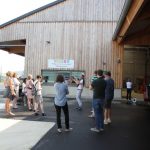 Visite du Lycée technique agricole au Luxembourg: vue du bâtiment où on lieu les formations