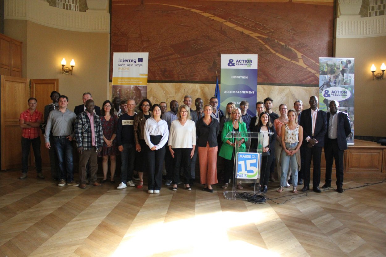 Photos de groupe des partenaires IMAGINE à Paris