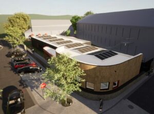 vue 3D extérieure de la crèche du Bercet à Couvin